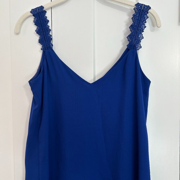Karen Millen Royal Blue Sleeveless Top –Size 6 - Picture 1 of 2